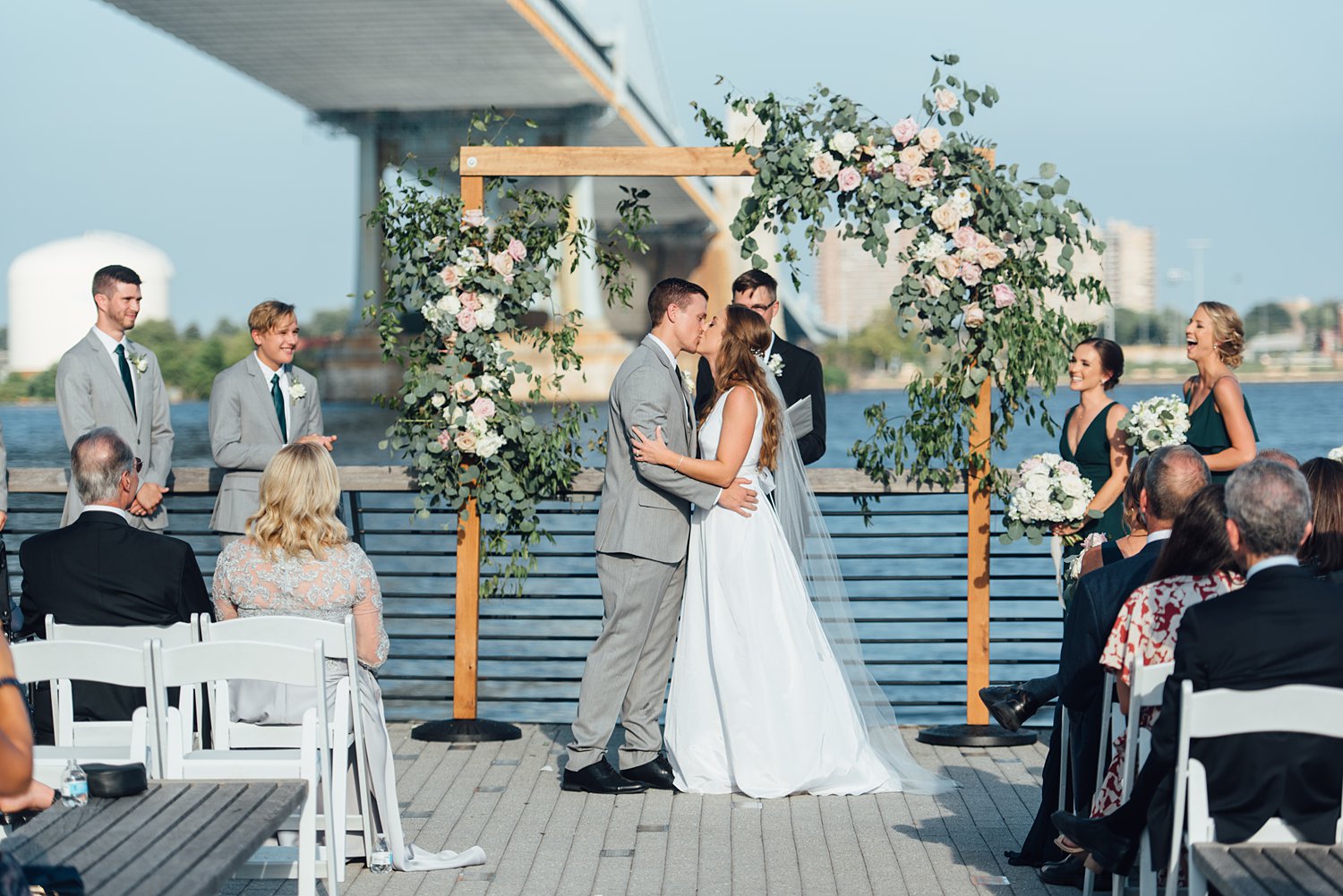 Jen + Tyler - Race Street Pier La Peg Wedding - Philadelphia Wedding Photographer - Alison Dunn Photography photo