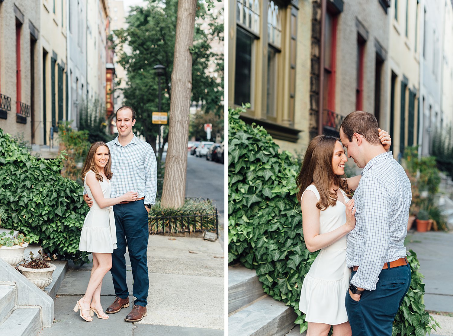 Hallie + Andrew - Fitler Square Engagement Session - Maryland Engagement Photographer - Alison Dunn Photography photo