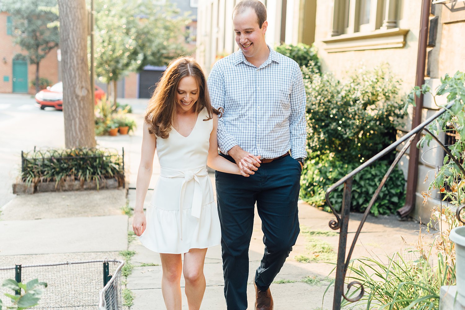 Hallie + Andrew - Fitler Square Engagement Session - Maryland Engagement Photographer - Alison Dunn Photography photo