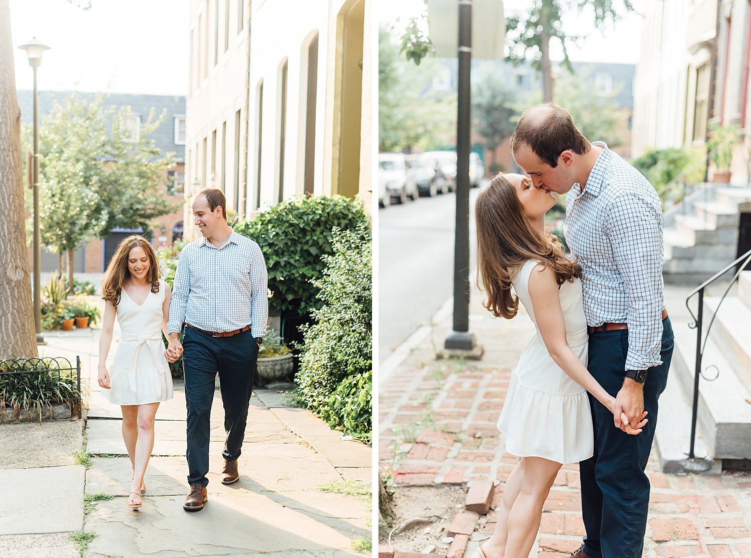 Hallie + Andrew - Fitler Square Engagement Session - Maryland Engagement Photographer - Alison Dunn Photography photo