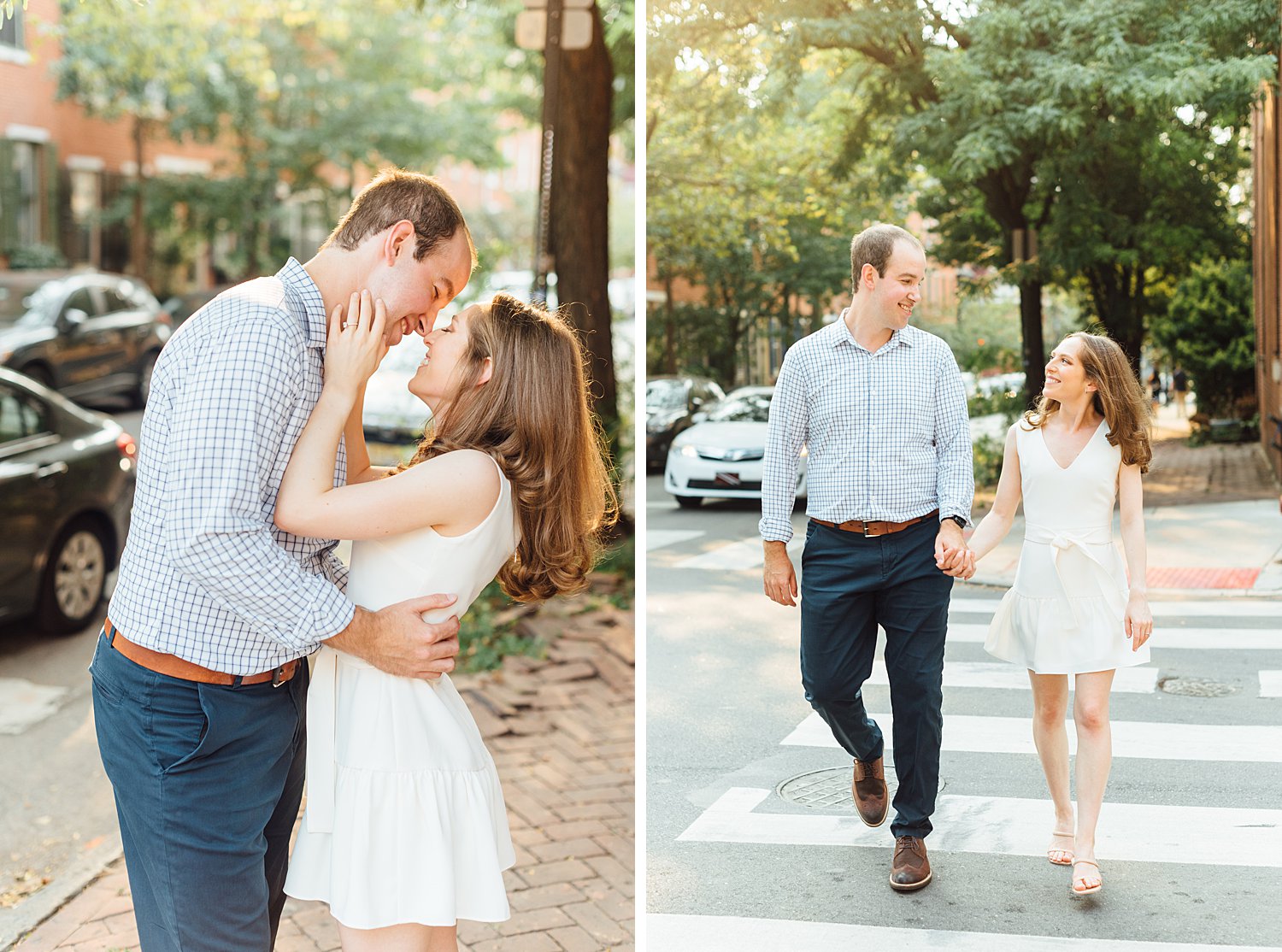 Hallie + Andrew - Fitler Square Engagement Session - Maryland Engagement Photographer - Alison Dunn Photography photo