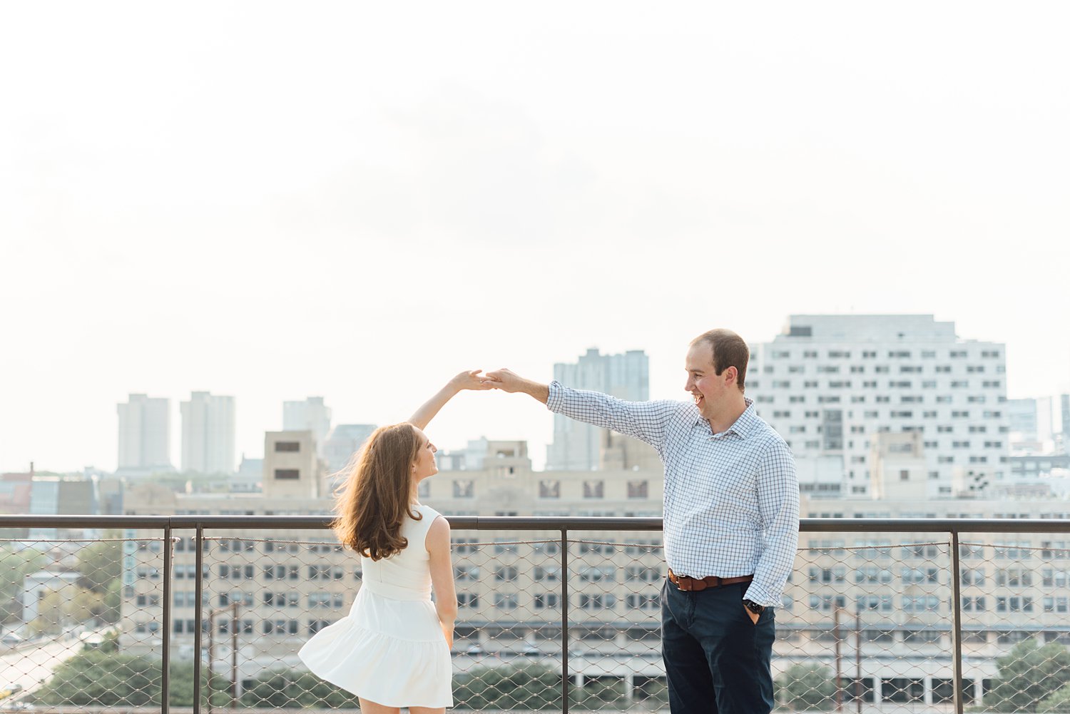 Hallie + Andrew - Fitler Square Engagement Session - Maryland Engagement Photographer - Alison Dunn Photography photo