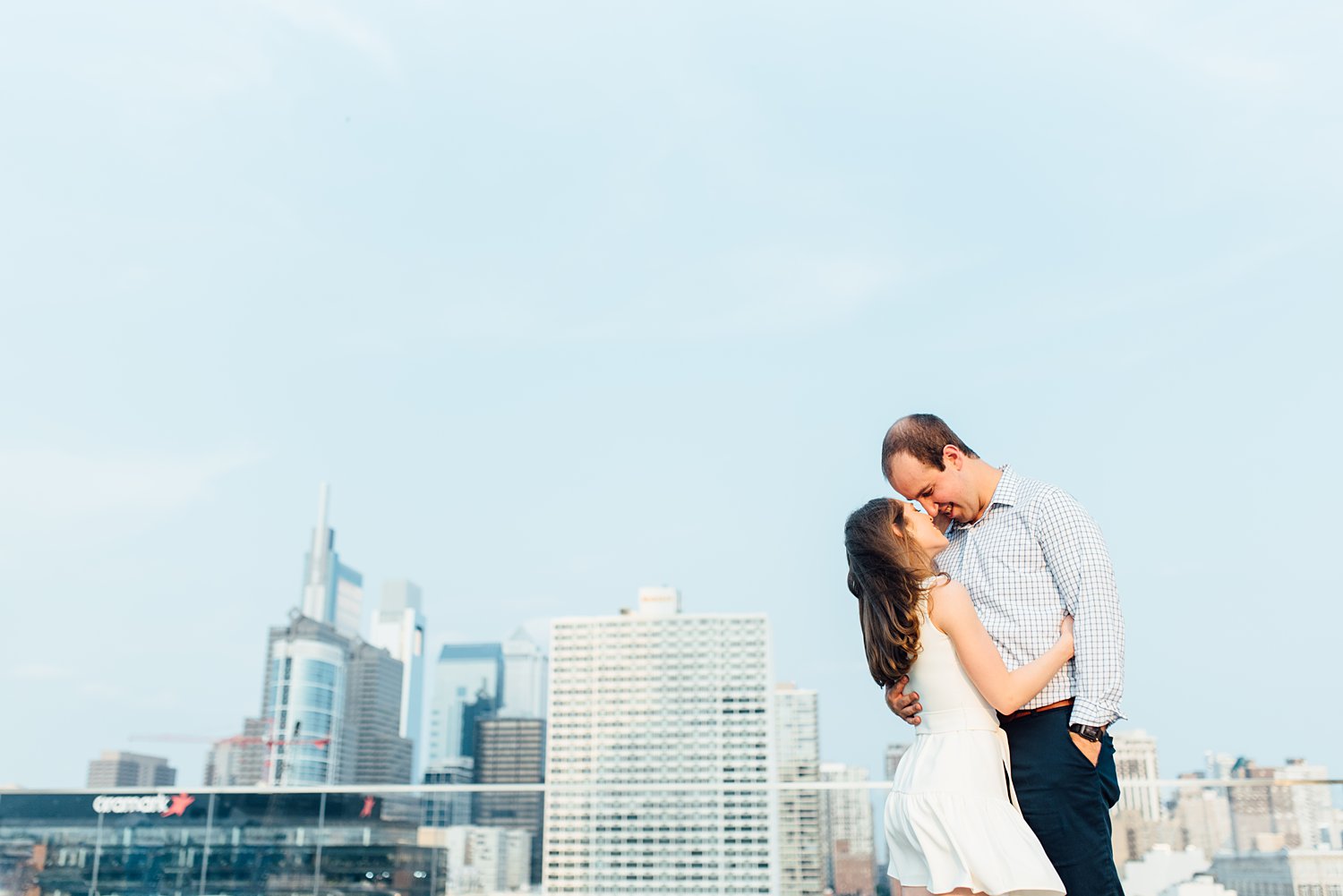 Hallie + Andrew - Fitler Square Engagement Session - Maryland Engagement Photographer - Alison Dunn Photography photo