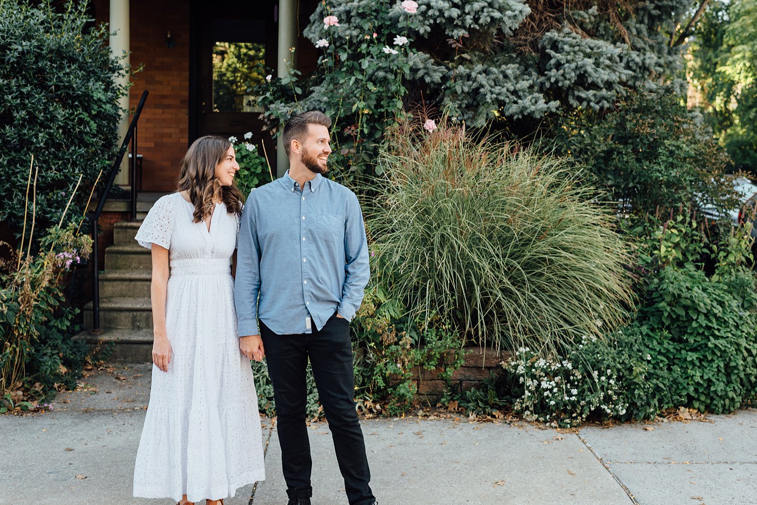 Leigh + Alex - West Philly Engagement Session - Philadelphia Wedding Photographer - Alison Dunn Photography photo