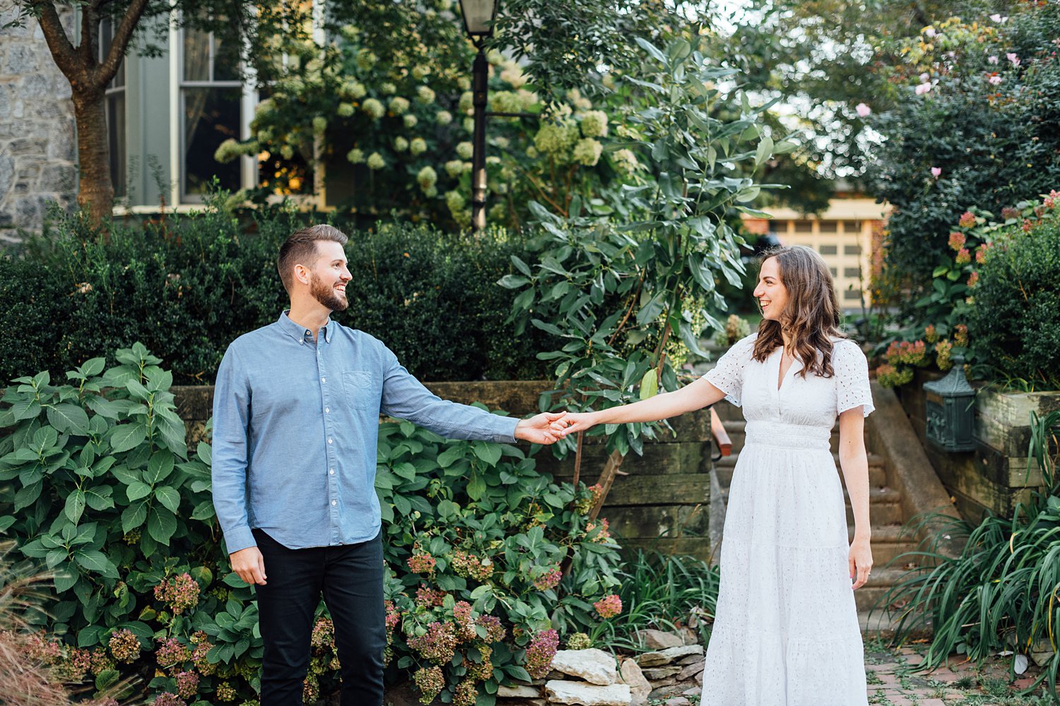 Leigh + Alex - West Philly Engagement Session - Philadelphia Wedding Photographer - Alison Dunn Photography photo