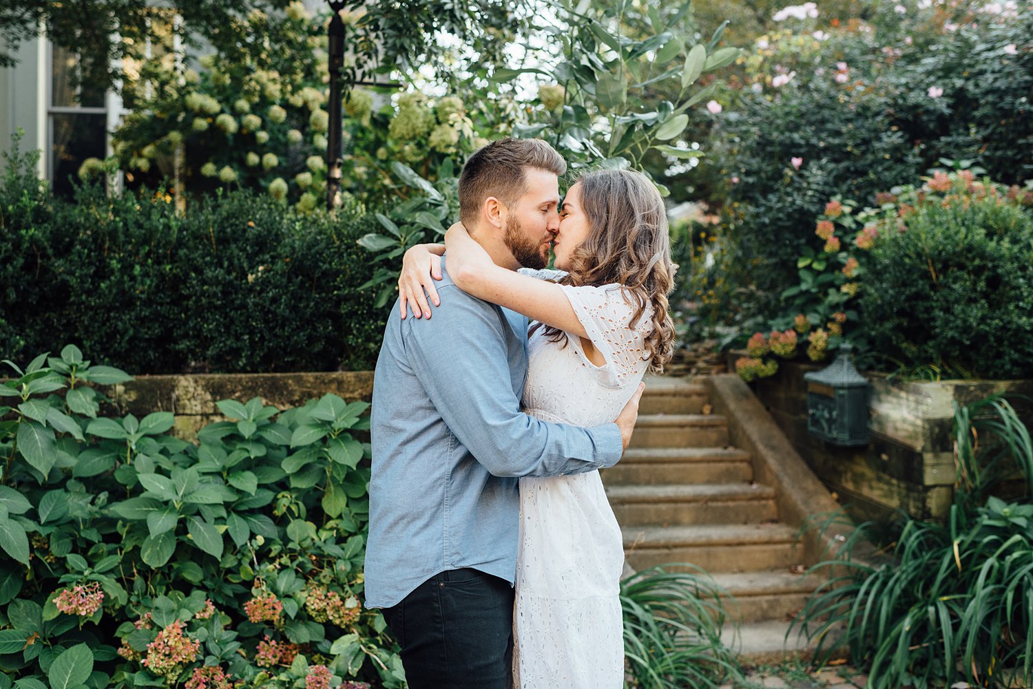 Leigh + Alex - West Philly Engagement Session - Philadelphia Wedding Photographer - Alison Dunn Photography photo