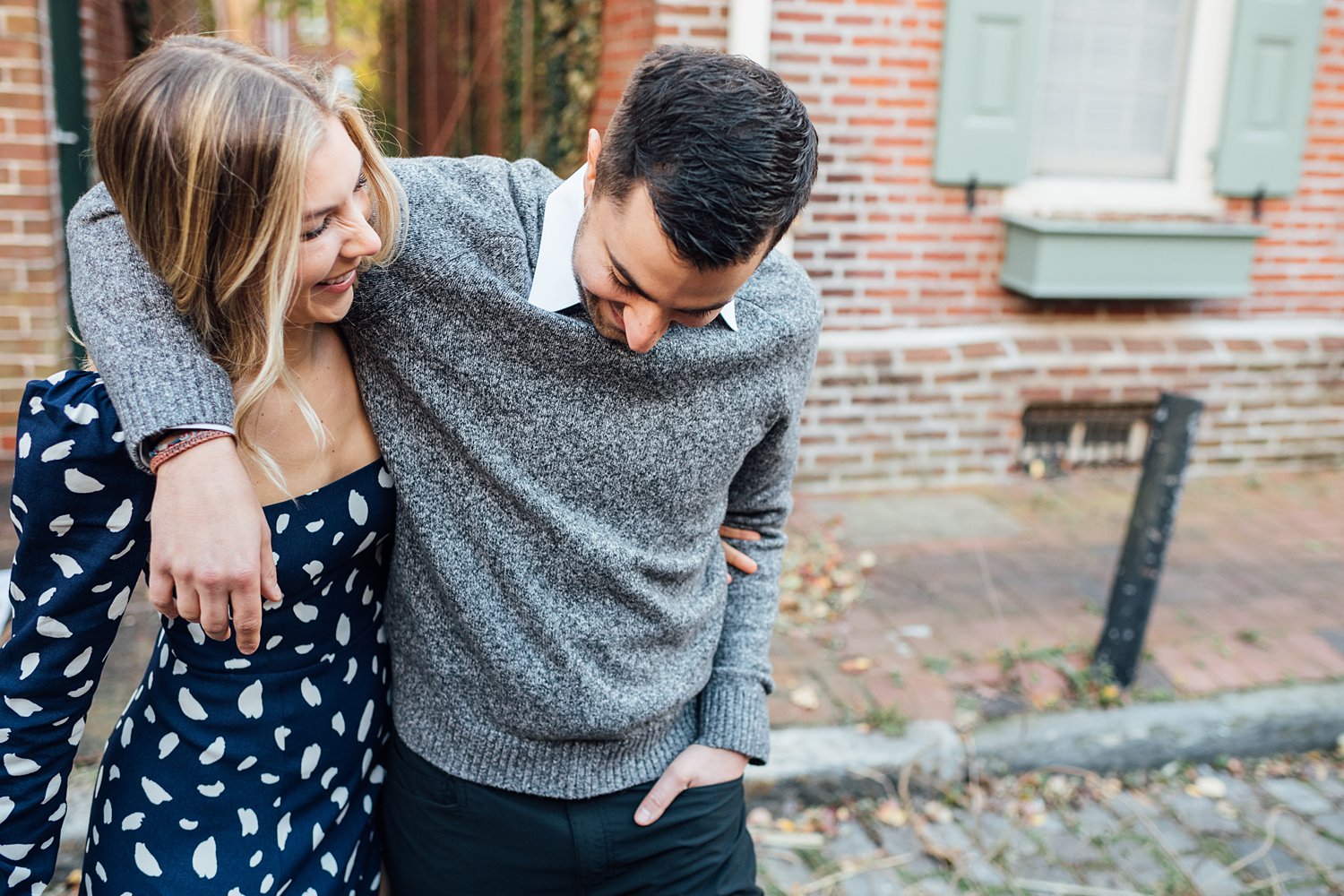 Shelby + Tim - Old City Engagement Session - Olney Maryland Engagement Photographer - Alison Dunn Photography photo