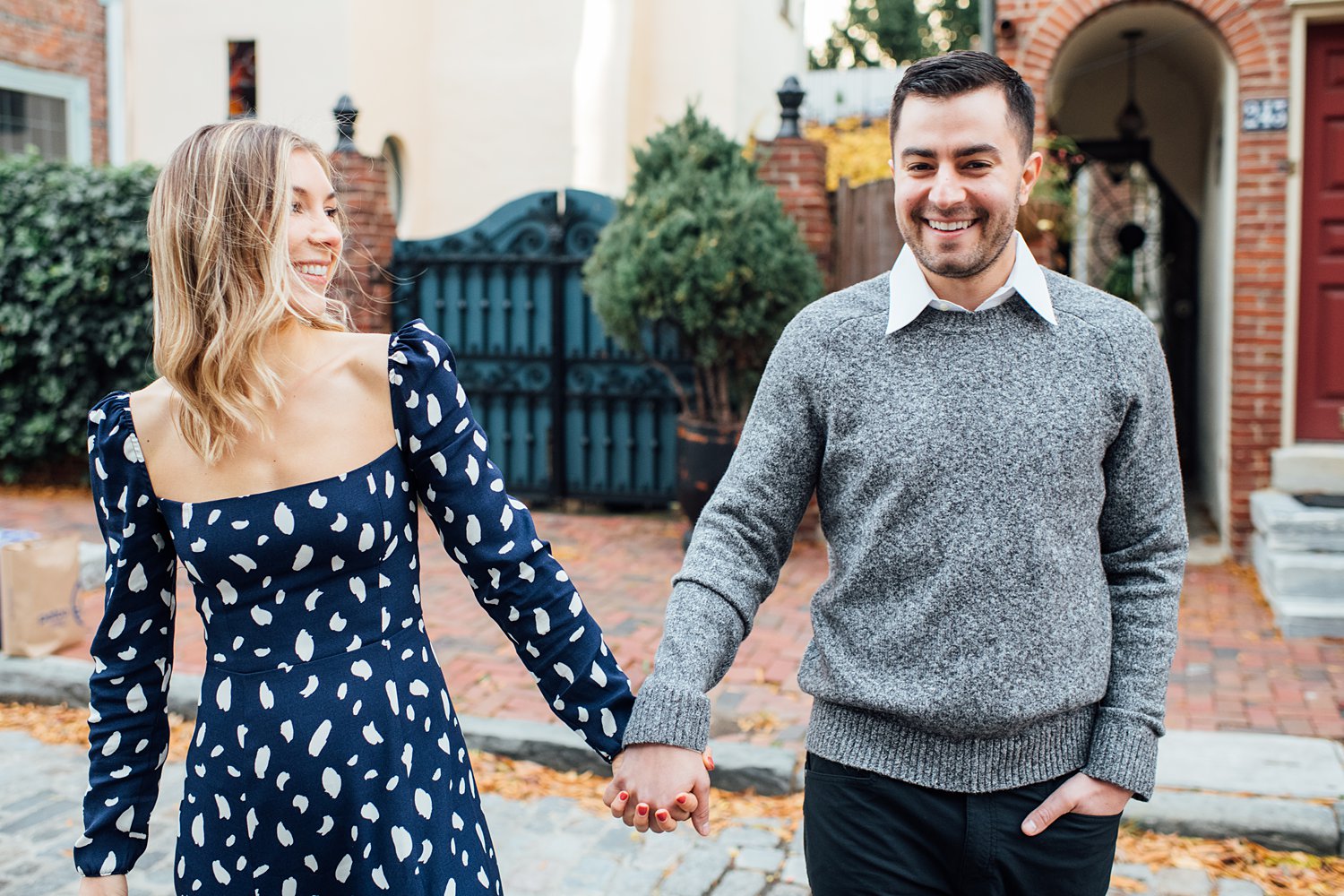 Shelby + Tim - Old City Engagement Session - Olney Maryland Engagement Photographer - Alison Dunn Photography photo