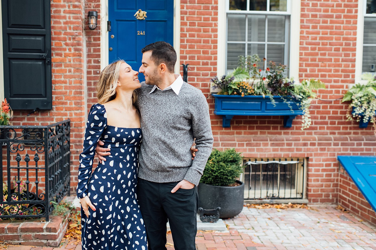 Shelby + Tim - Old City Engagement Session - Olney Maryland Engagement Photographer - Alison Dunn Photography photo