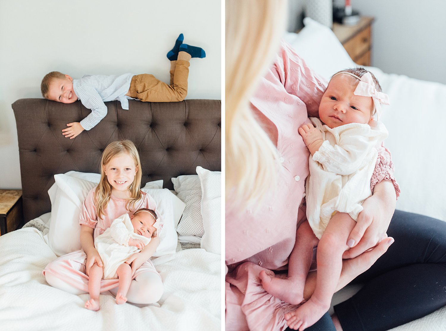 Morse Family - Glenside Newborn Session - Montgomery County Maryland family photographer | Alison Dunn Photography