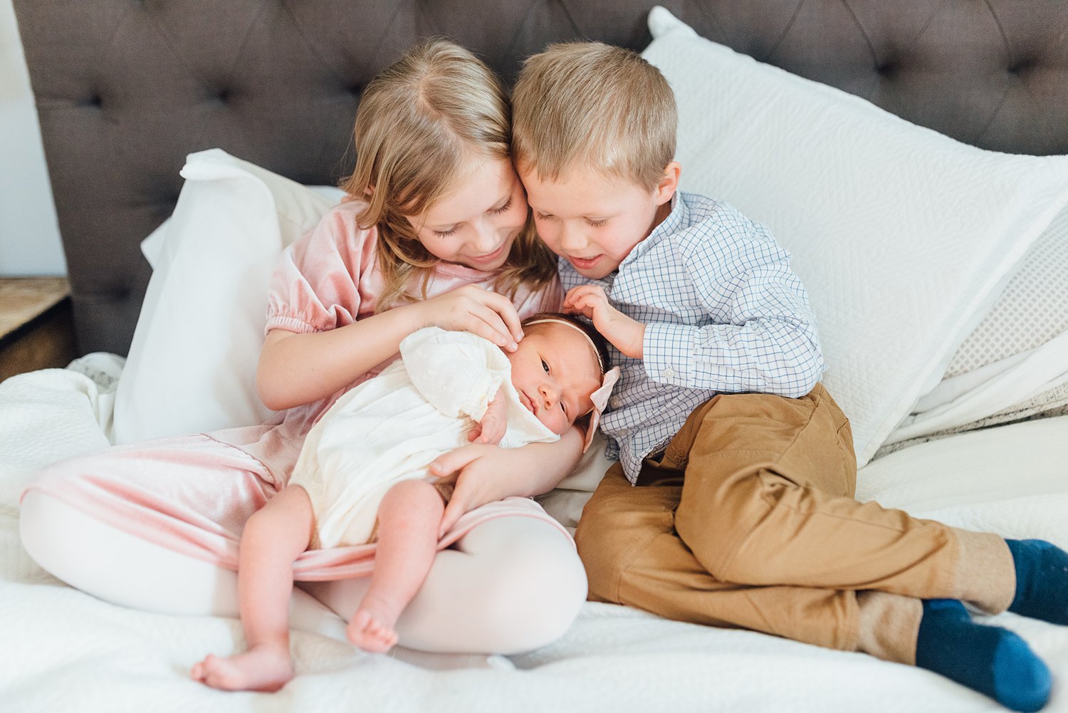 Morse Family - Glenside Newborn Session - Montgomery County Maryland family photographer | Alison Dunn Photography