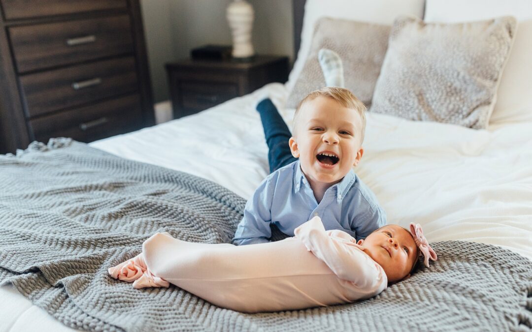 Kim + Nathan + Wyatt + Violet // Newborn Session