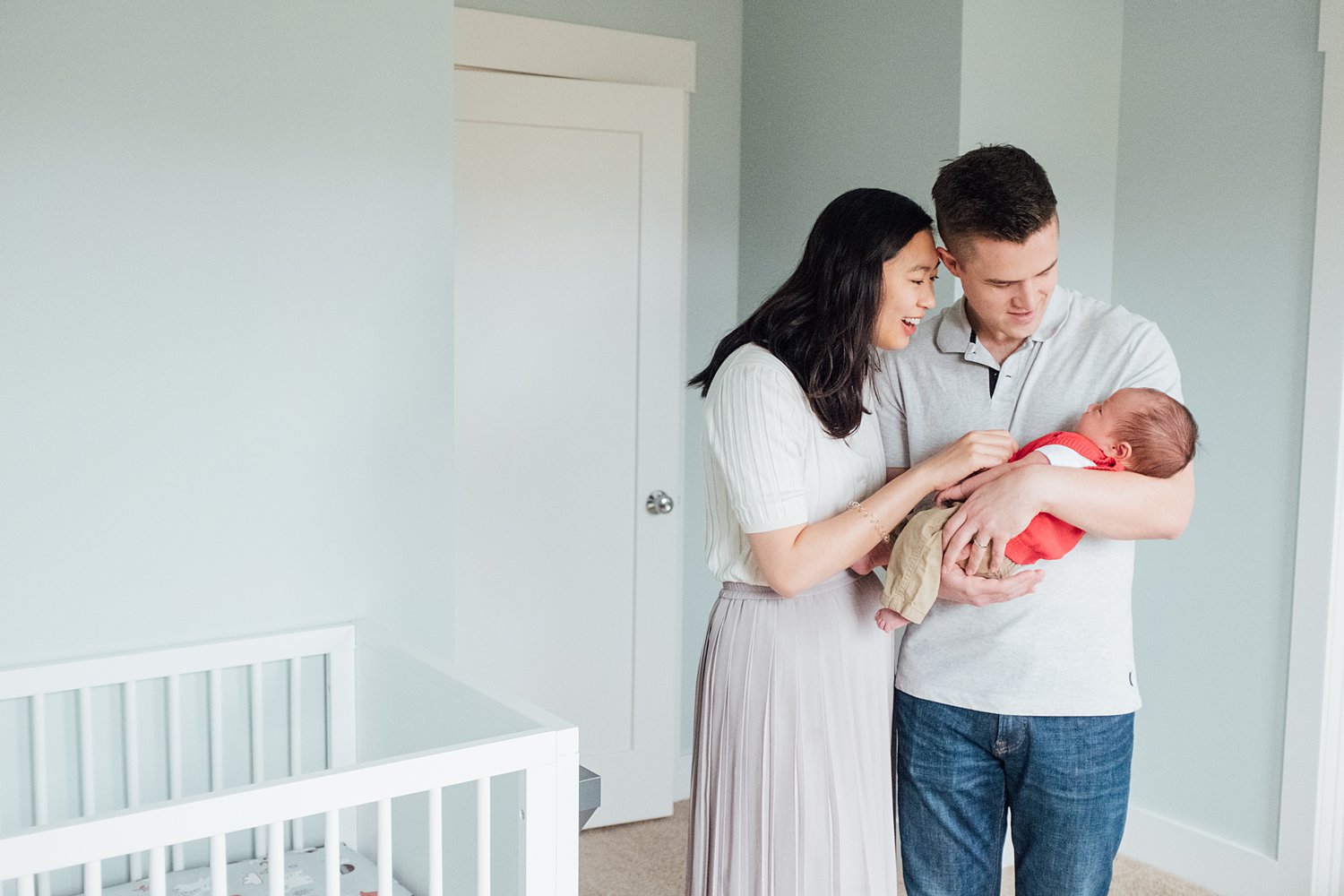 The MacLeans - Chapel Hill Newborn Session - Rockville Family Photography - Alison Dunn Photography photo