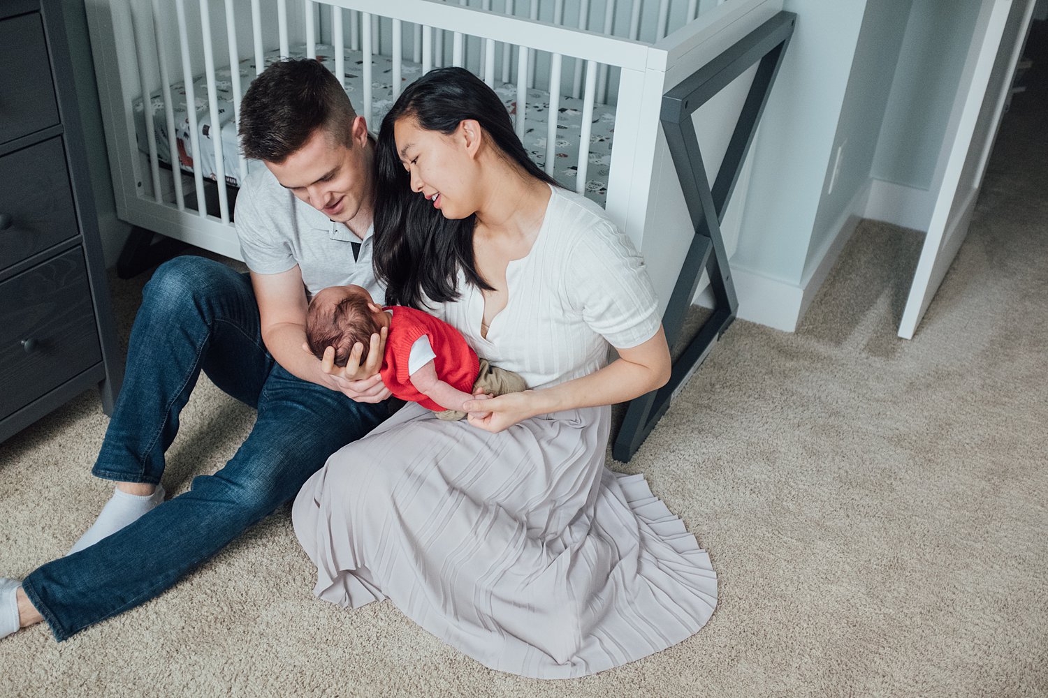 The MacLeans - Chapel Hill Newborn Session - Rockville Family Photography - Alison Dunn Photography photo