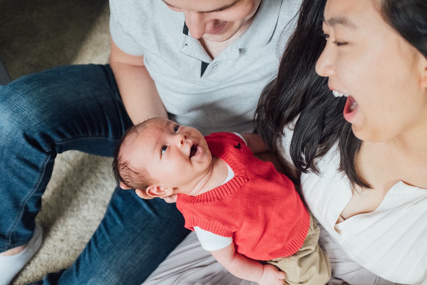 The MacLeans - Chapel Hill Newborn Session - Rockville Family Photography - Alison Dunn Photography photo