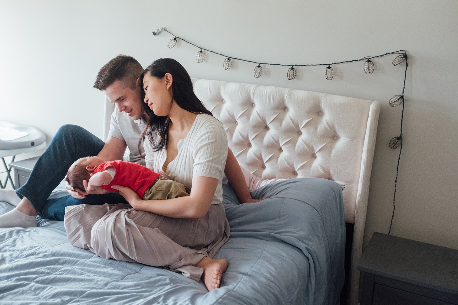 The MacLeans - Chapel Hill Newborn Session - Rockville Family Photography - Alison Dunn Photography photo