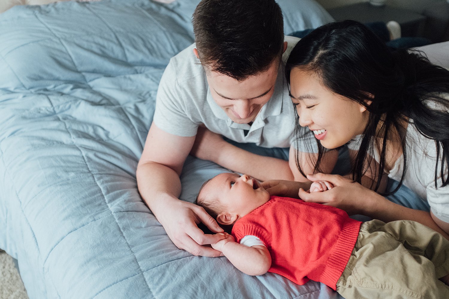 The MacLeans - Chapel Hill Newborn Session - Rockville Family Photography - Alison Dunn Photography photo