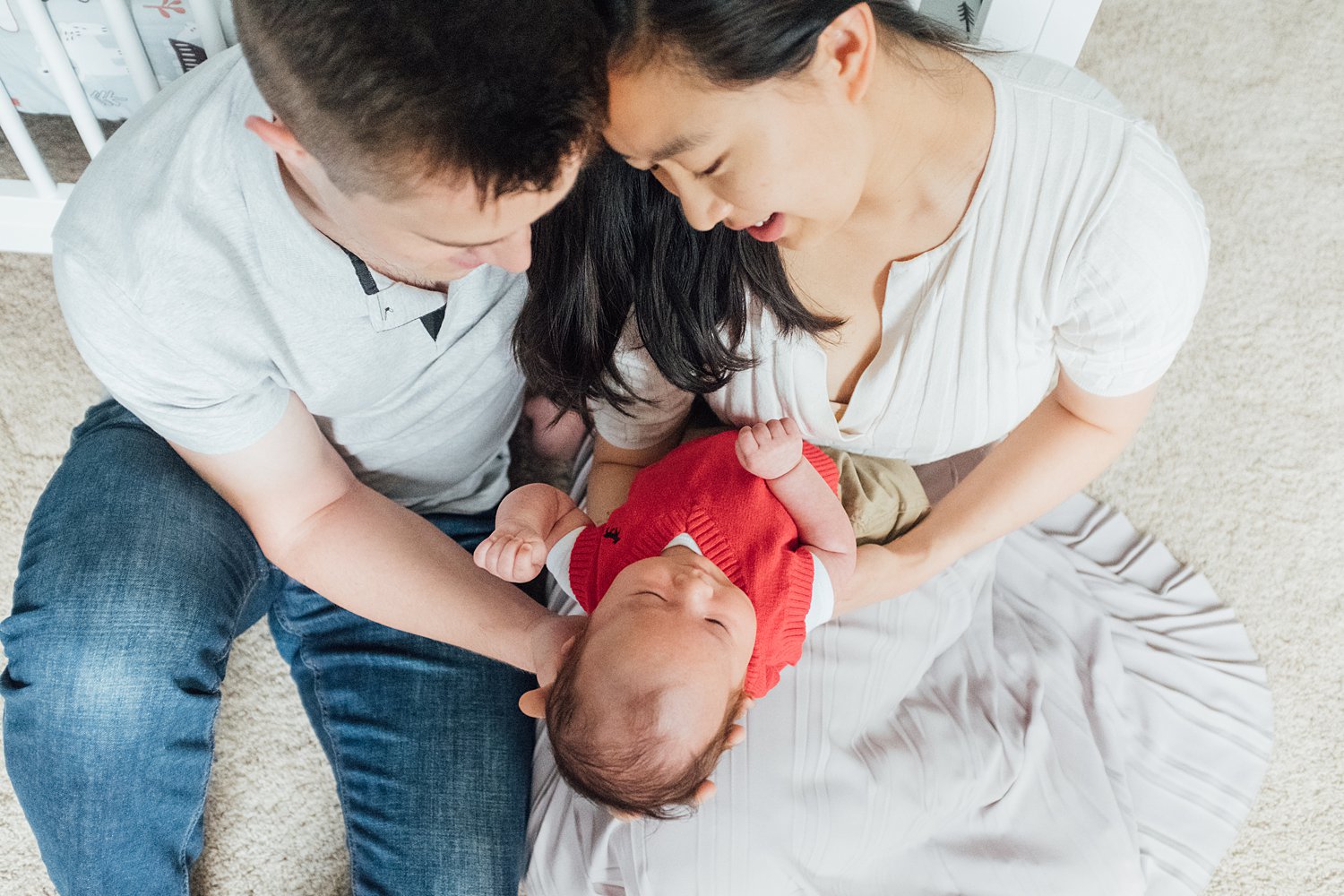 The MacLeans - Chapel Hill Newborn Session - Rockville Family Photography - Alison Dunn Photography photo