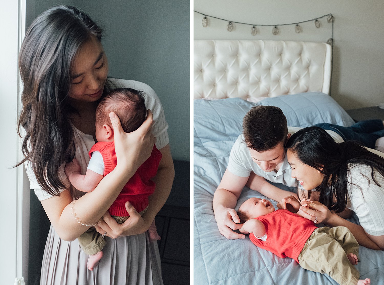 The MacLeans - Chapel Hill Newborn Session - Rockville Family Photography - Alison Dunn Photography photo