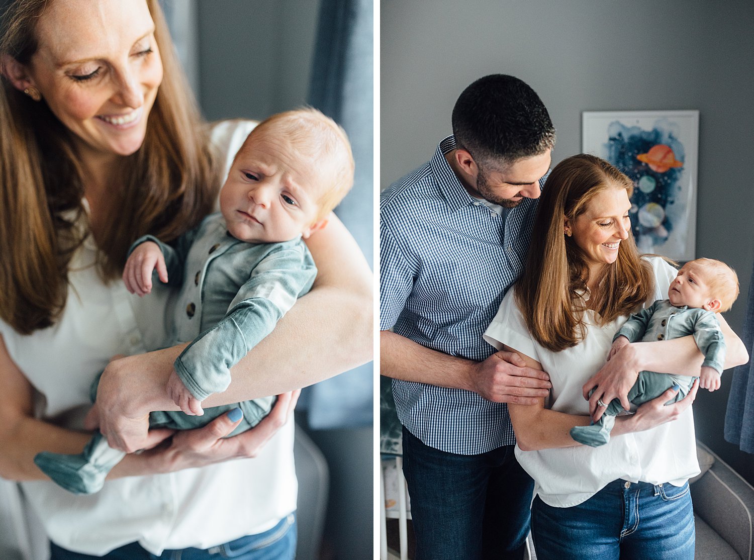 The Youngs - Paoli Newborn Session - Rockville Newborn and Family Photographer - Alison Dunn Photography