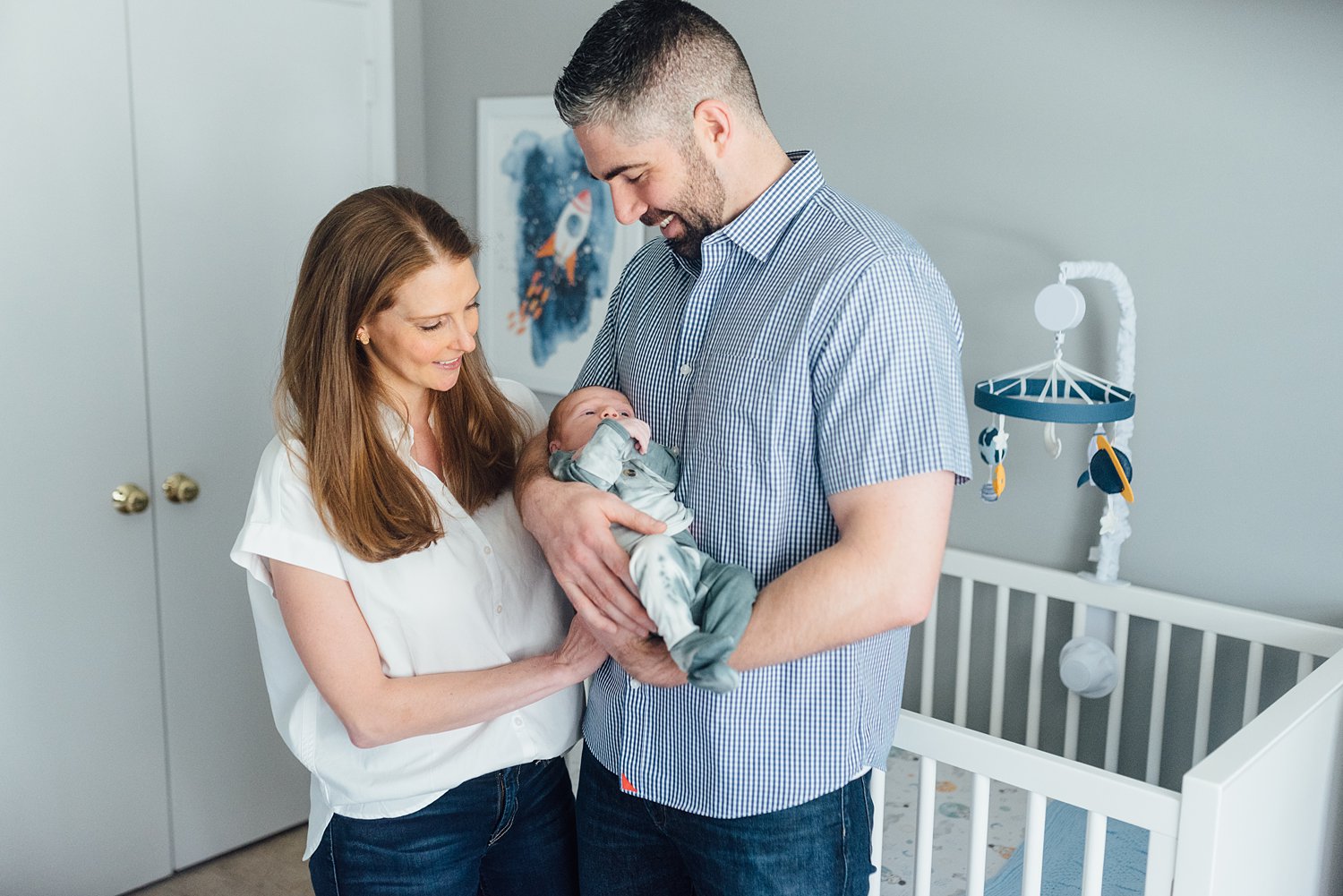 The Youngs - Paoli Newborn Session - Rockville Newborn and Family Photographer - Alison Dunn Photography