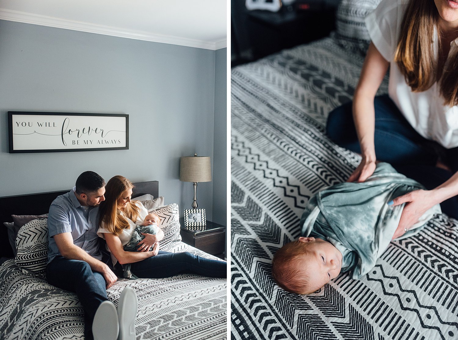 The Youngs - Paoli Newborn Session - Rockville Newborn and Family Photographer - Alison Dunn Photography