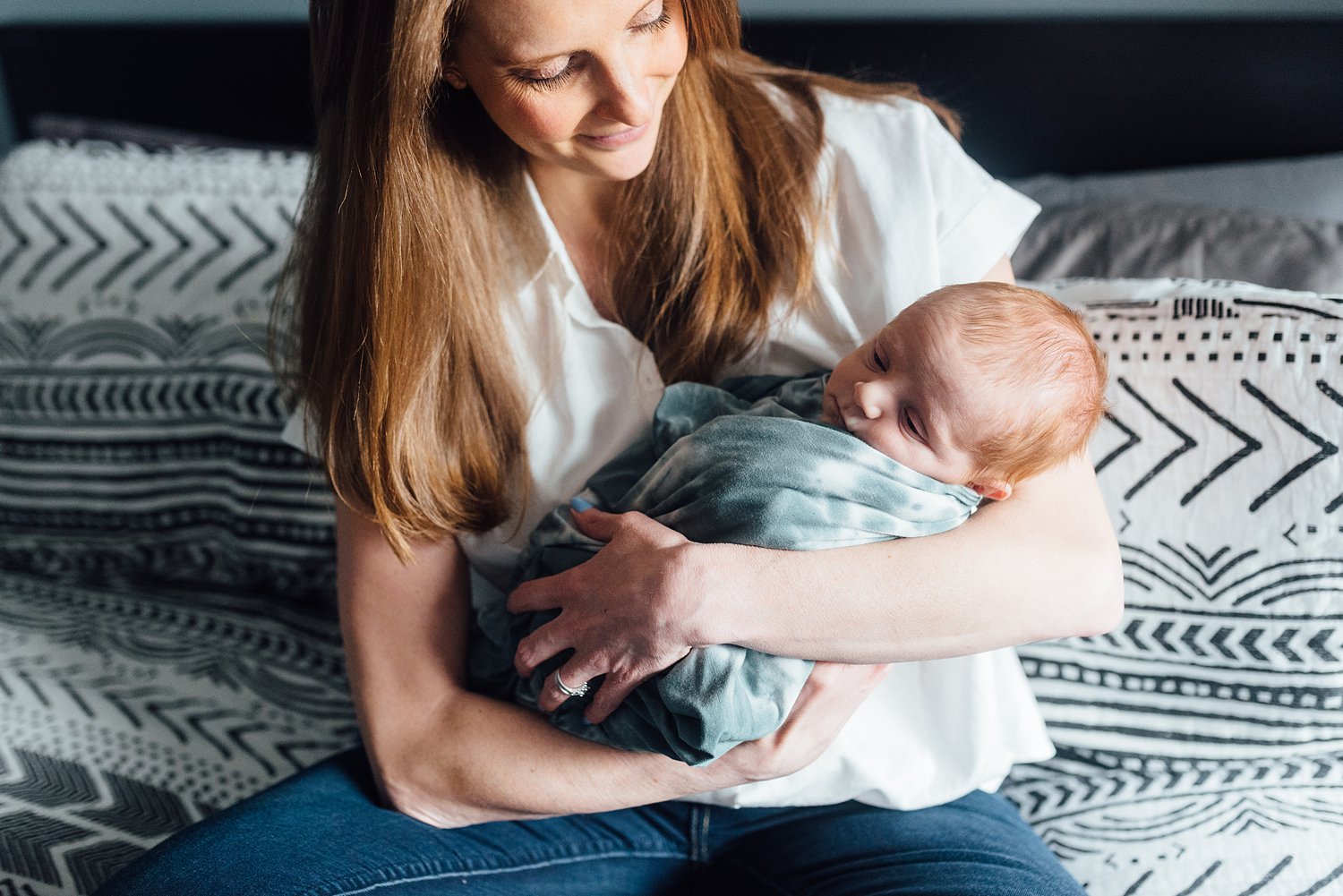 The Youngs - Paoli Newborn Session - Rockville Newborn and Family Photographer - Alison Dunn Photography