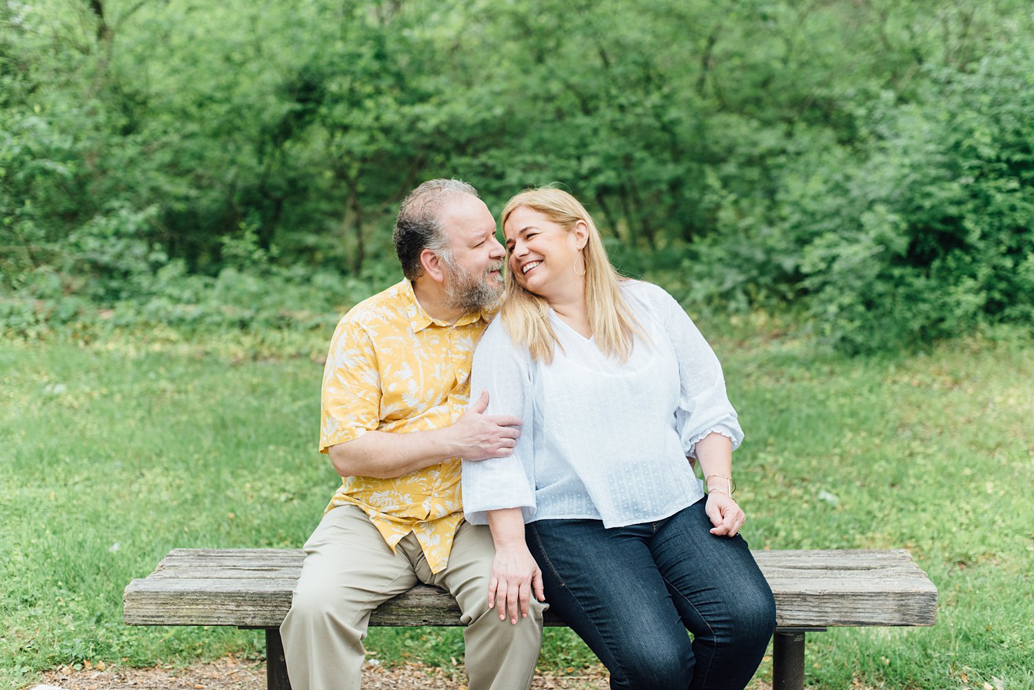 Alex + Sig - Pennypack Park Engagement Session - Philadelphia Wedding Photographer - Alison Dunn Photography photo