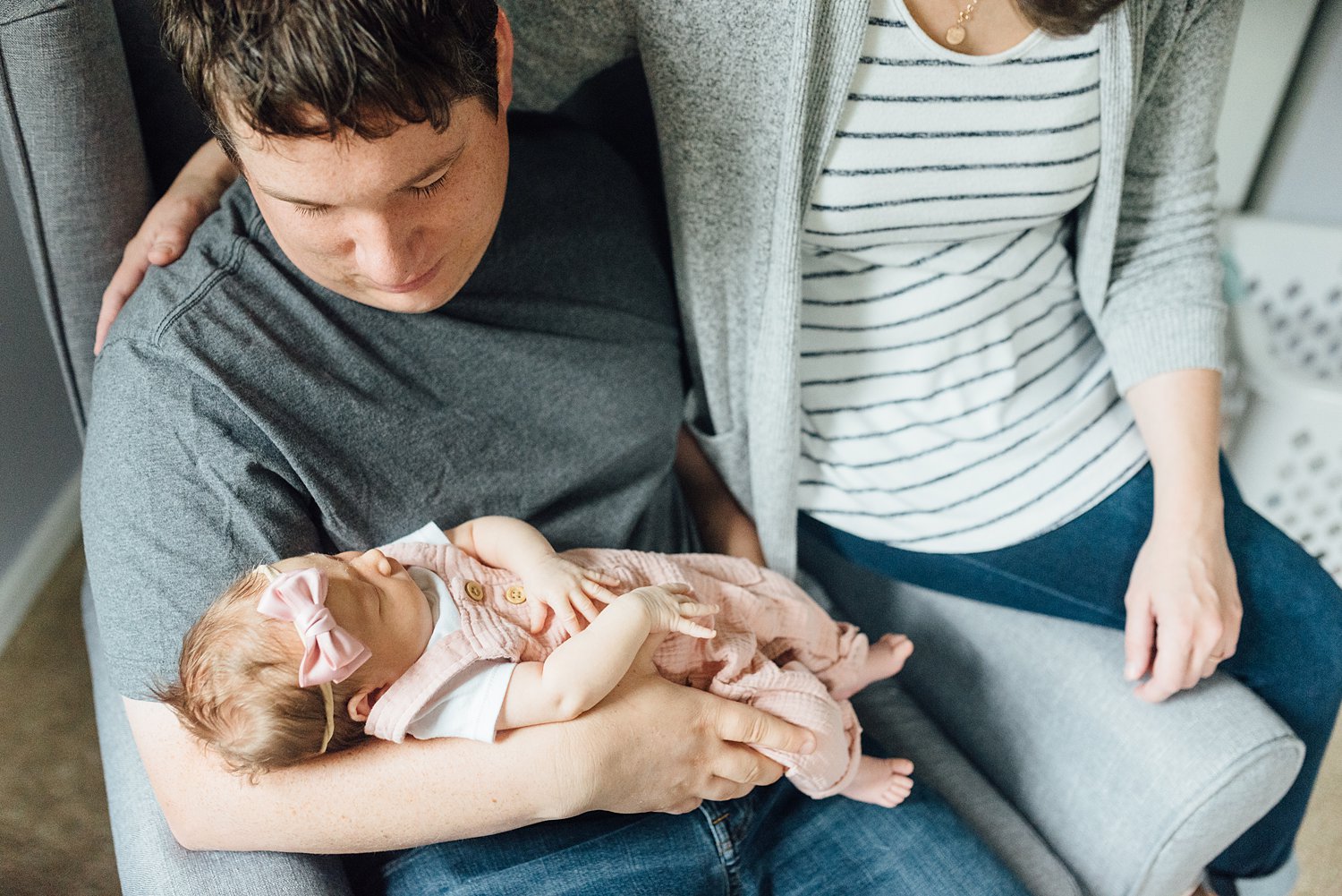 Goodale Family - West Chester Newborn Session - Montgomery County Maryland family photographer - Alison Dunn Photography photo