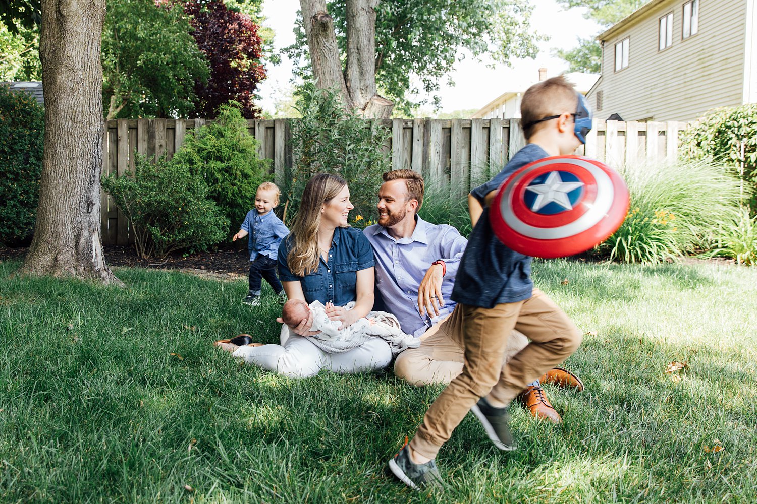 Mills Family - Cherry Hill In-Home Newborn Session - Rockville Maryland family photographer - Alison Dunn Photography photo