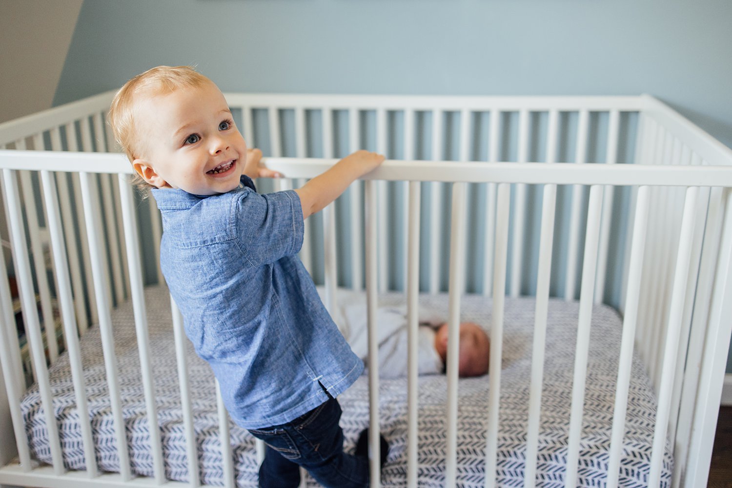 Mills Family - Cherry Hill In-Home Newborn Session - Rockville Maryland family photographer - Alison Dunn Photography photo