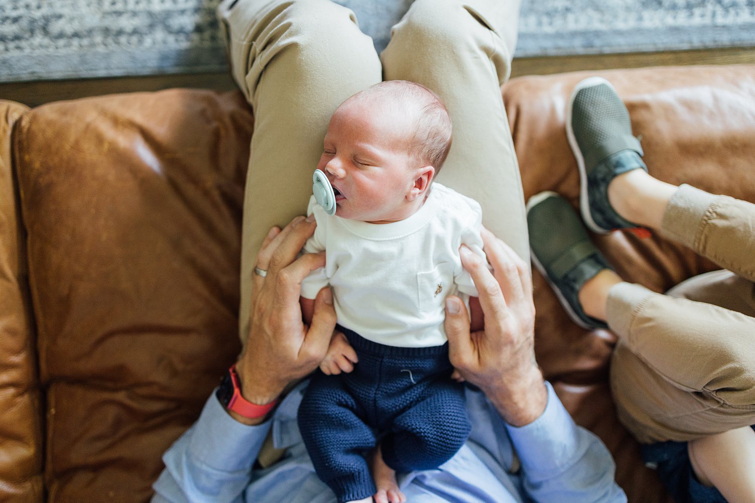 Mills Family - Cherry Hill In-Home Newborn Session - Rockville Maryland family photographer - Alison Dunn Photography photo