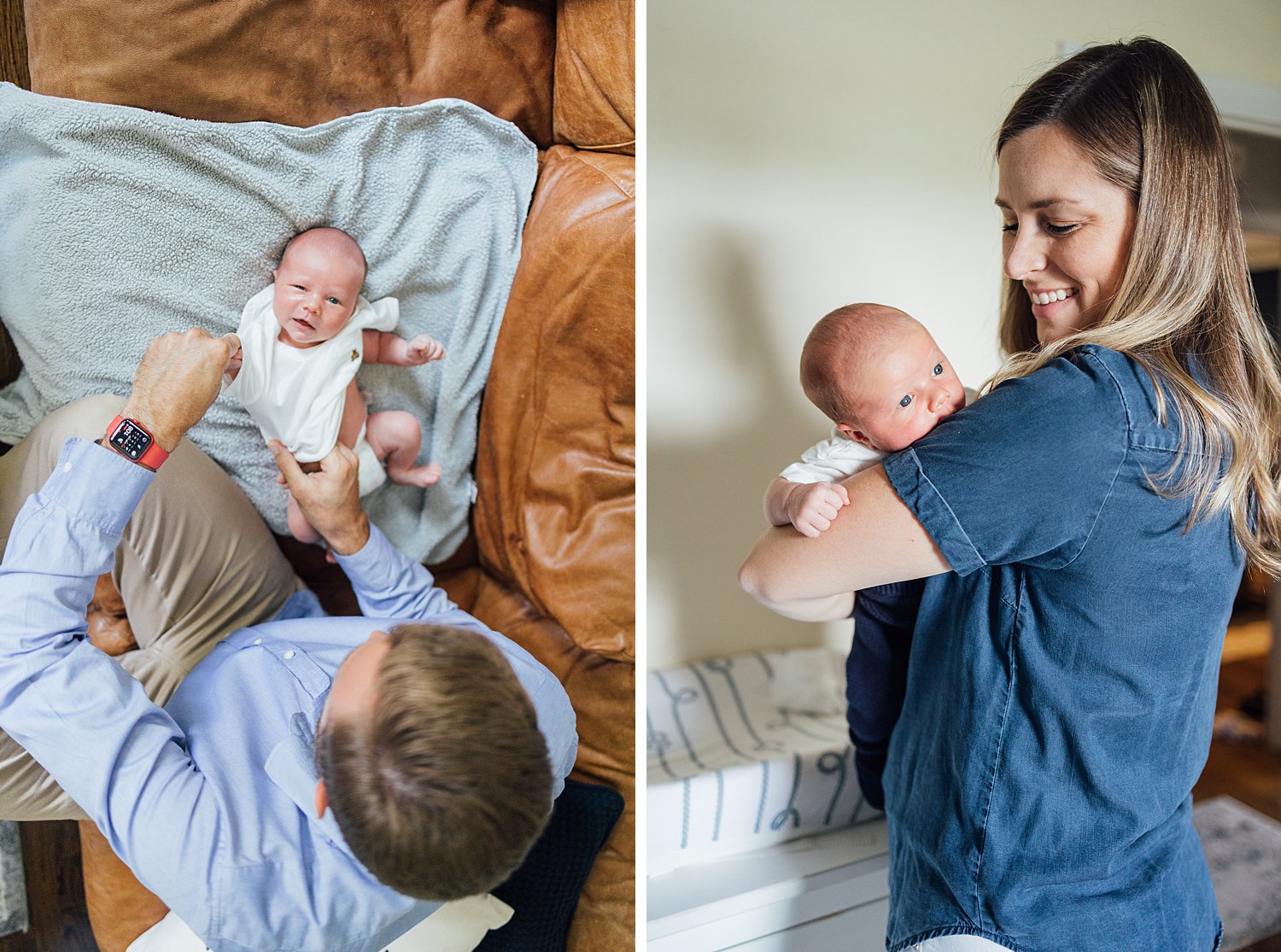 Mills Family - Cherry Hill In-Home Newborn Session - Rockville Maryland family photographer - Alison Dunn Photography photo