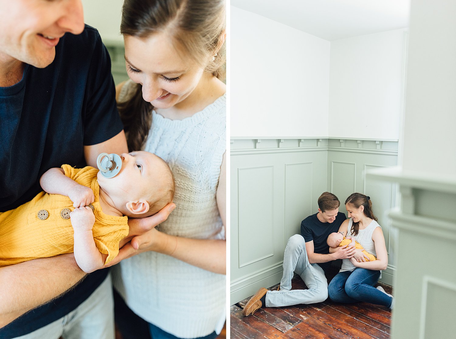 The Manns Family - Philadelphia Newborn Session - Rockville Maryland Family Photographer - Alison Dunn Photography photo