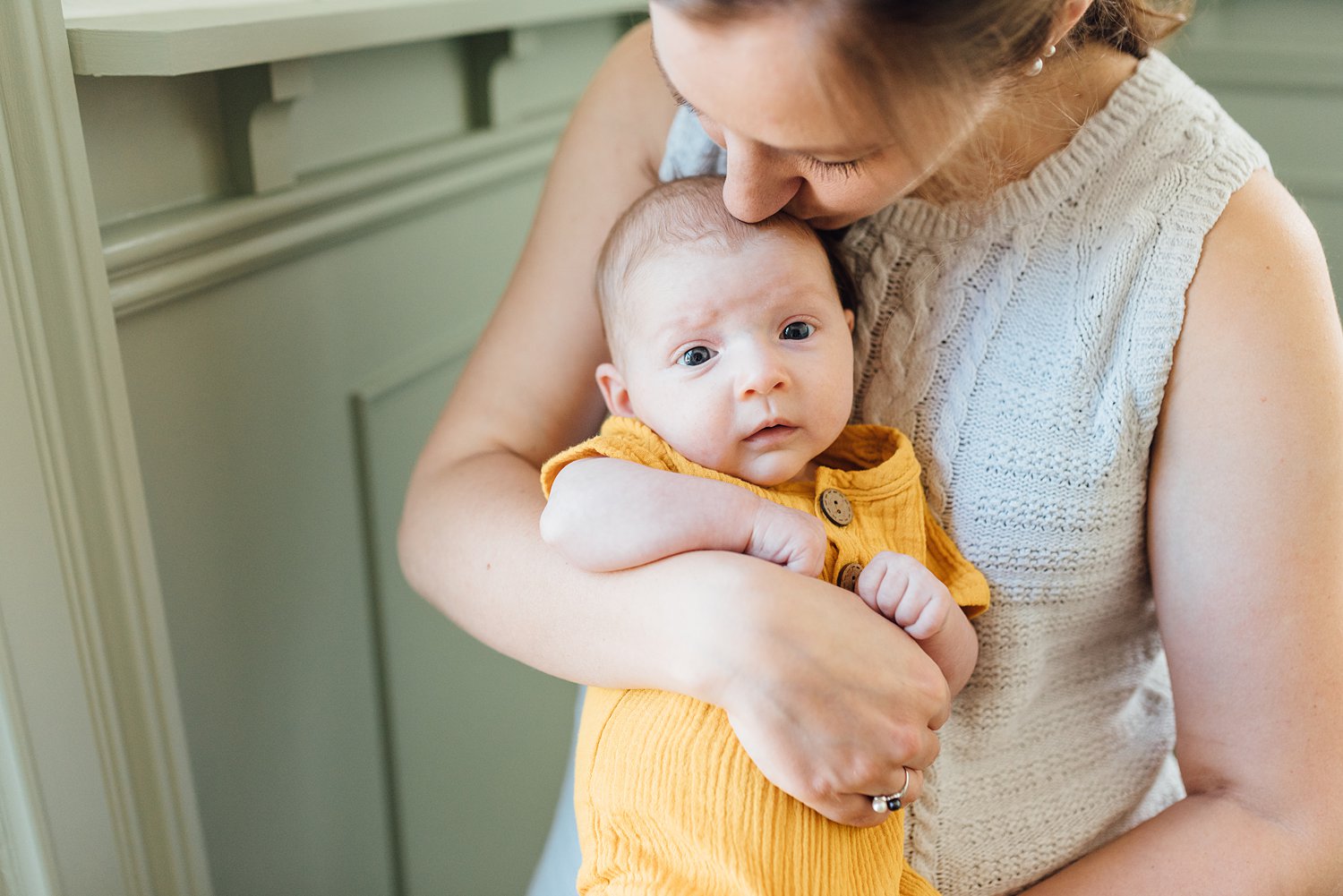 The Manns Family - Philadelphia Newborn Session - Rockville Maryland Family Photographer - Alison Dunn Photography photo