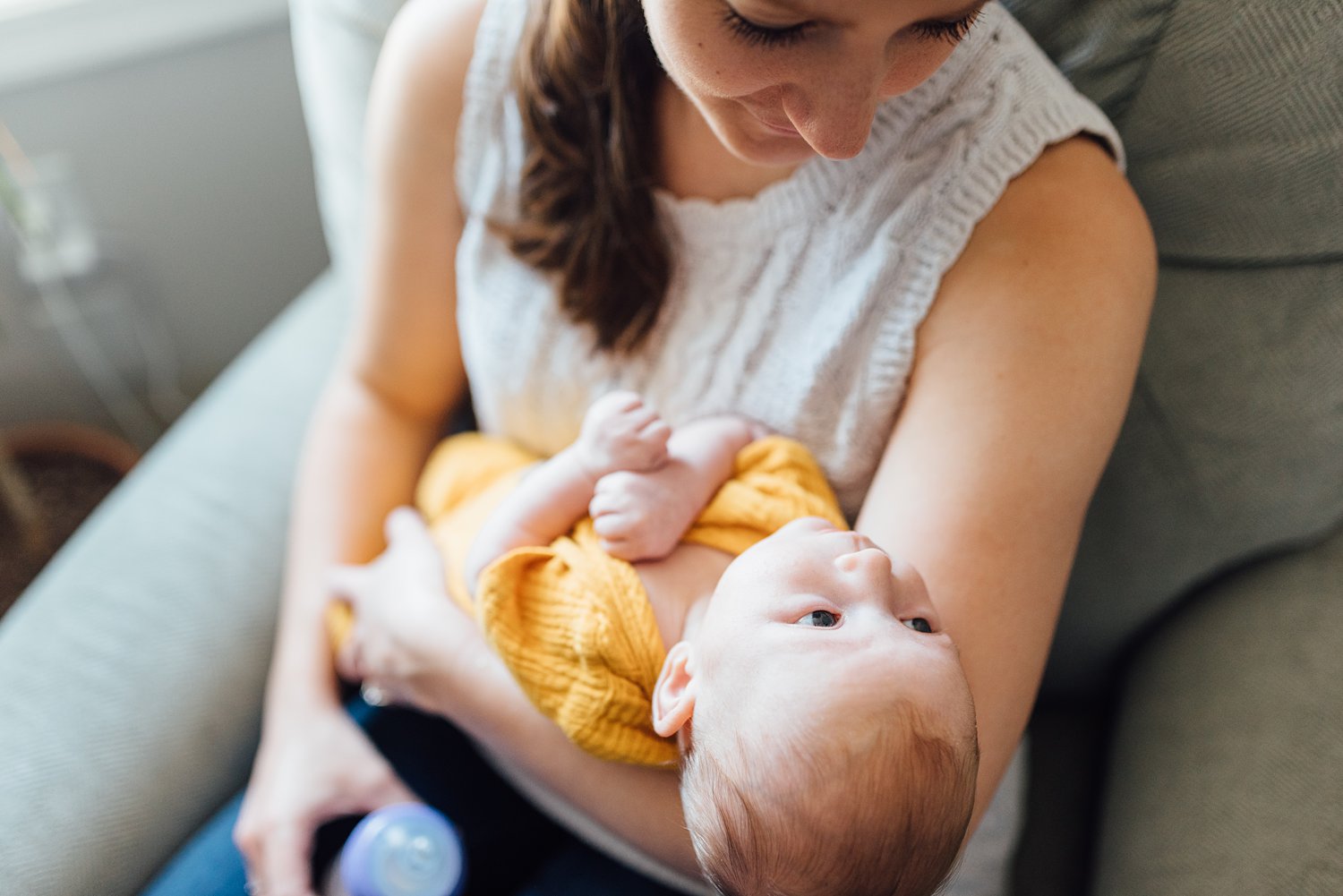 The Manns Family - Philadelphia Newborn Session - Rockville Maryland Family Photographer - Alison Dunn Photography photo