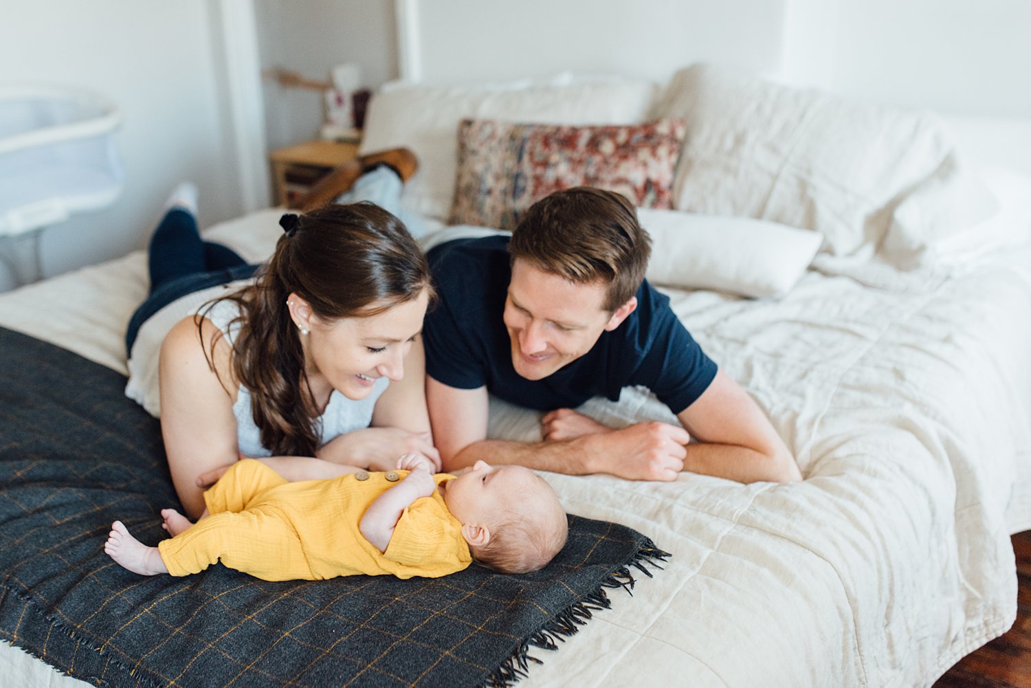 The Manns Family - Philadelphia Newborn Session - Rockville Maryland Family Photographer - Alison Dunn Photography photo