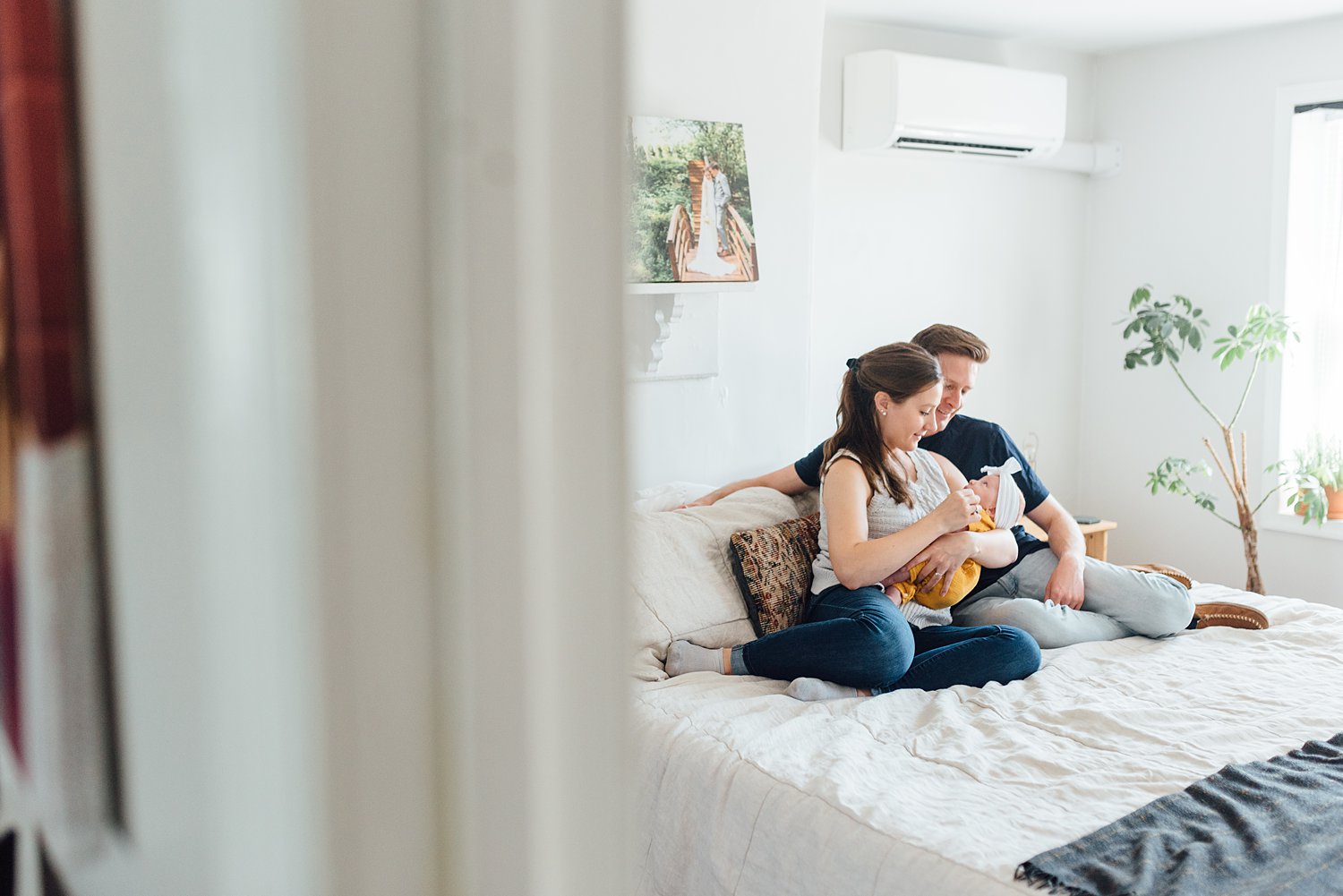 The Manns Family - Philadelphia Newborn Session - Rockville Maryland Family Photographer - Alison Dunn Photography photo