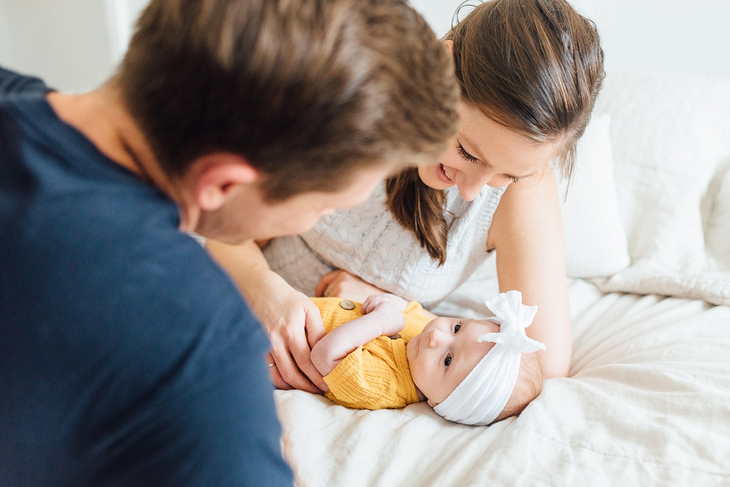 The Manns Family - Philadelphia Newborn Session - Rockville Maryland Family Photographer - Alison Dunn Photography photo