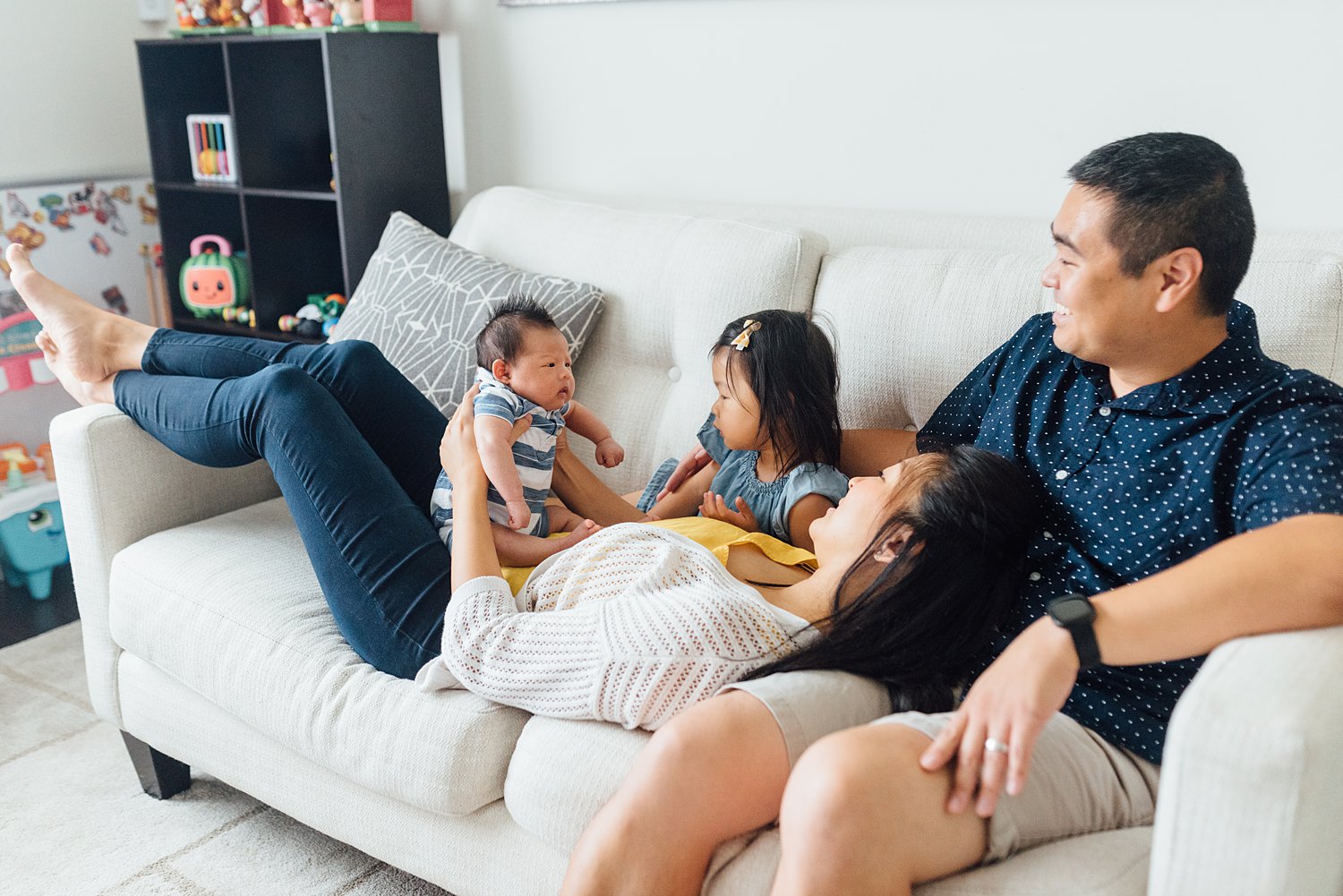 Cheung Family - Silver Spring Newborn Session - Maryland Family Photographer - Alison Dunn Photography photo