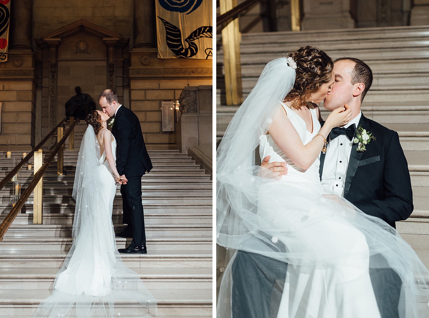 Hallie + Andrew - Parkway Free Library Wedding - Philadelphia wedding photographer - Alison Dunn Photography