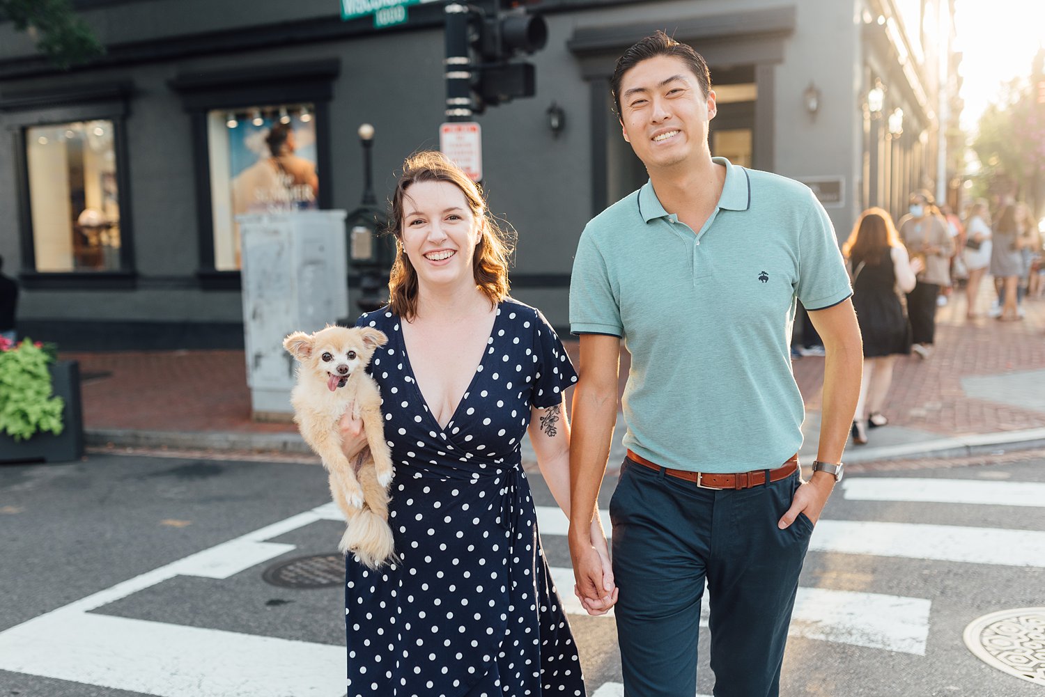 Katie + Jeff - Georgetown Anniversary Session - DC Engagement Photographer - Alison Dunn Photography photo