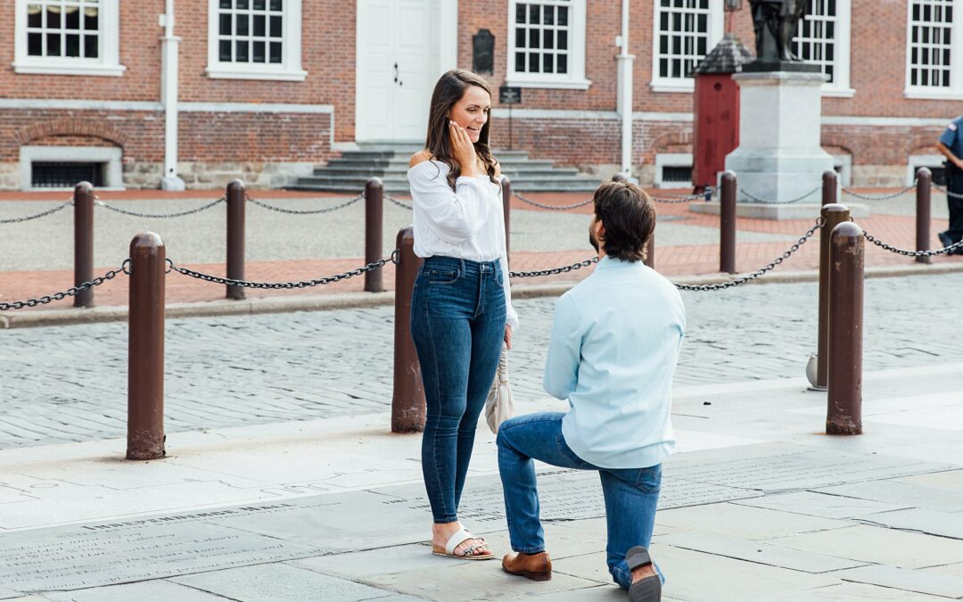 Sean + Michelle // Independence Hall Proposal