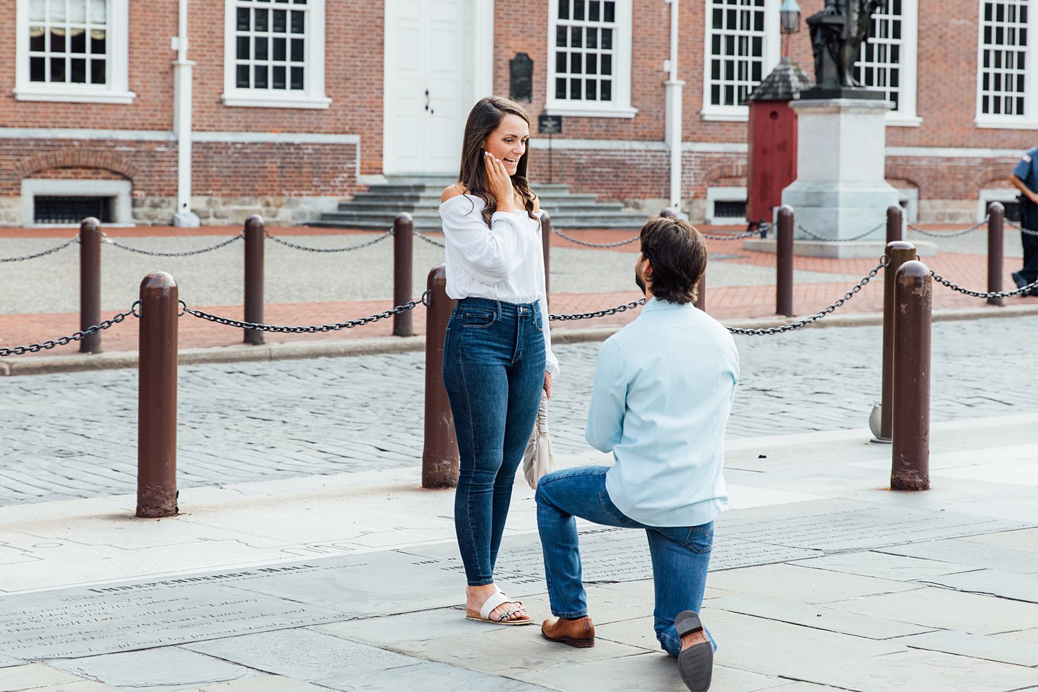 Sean + Michelle - Independence Hall Proposal - Philadelphia Engagement Photographer - Alison Dunn Photography photo