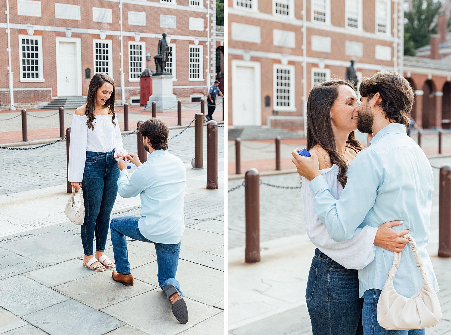 Sean + Michelle - Independence Hall Proposal - Philadelphia Engagement Photographer - Alison Dunn Photography photo