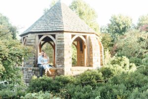 Angela + Spencer - Washington National Cathedral Gardens Engagement Session - Maryland Portrait Photographer photo