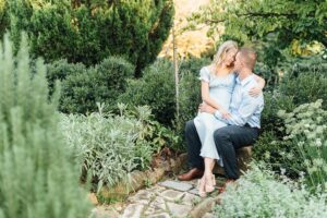 Angela + Spencer - Washington National Cathedral Gardens Engagement Session - Maryland Portrait Photographer photo