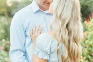 Angela + Spencer - Washington National Cathedral Gardens Engagement Session - Maryland Portrait Photographer photo