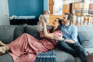 The Hempelmanns - Potomac In-Home Newborn Session - Montgomery County Maryland family photographer - Alison Dunn Photography photo