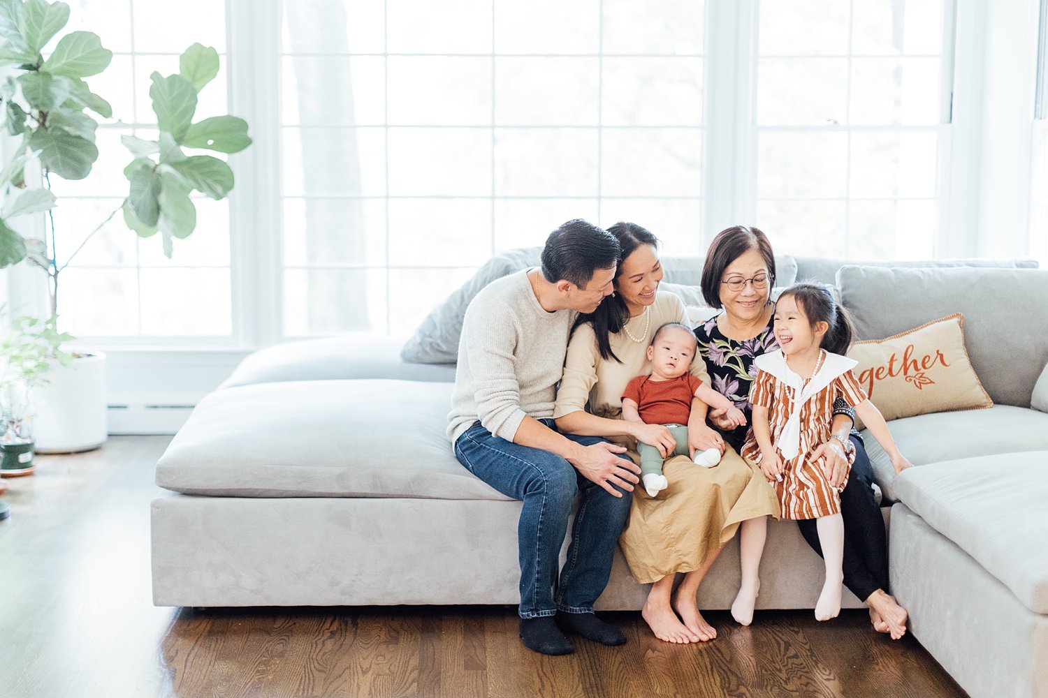 Nguyet + Andy + Aria + Adrian - Watchung Family Session - New Jersey Family Photographer - Alison Dunn Photography photo